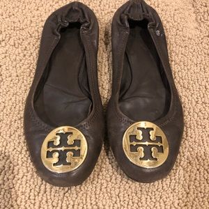 Tory Burch Brown Flats Size 7